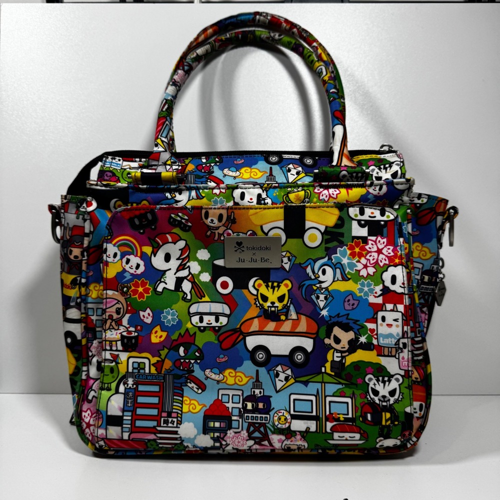 Tokidoki x Ju-Ju-Be Be Classy Sushi Cars Tote Satchel Diaper Bag Purse Kawaii - Picture 2 of 12
